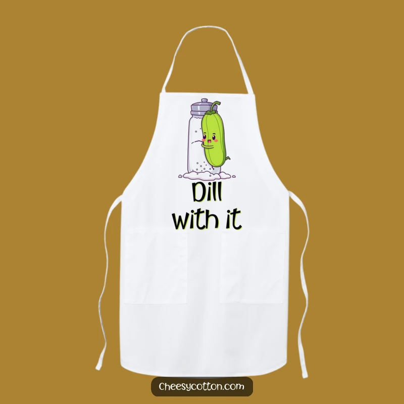 Funny Pickle Kitchen Apron: Hilarious Character Cooking Gift for Chefs