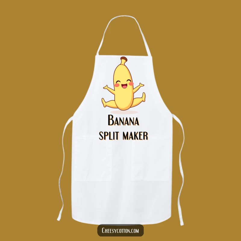 Funny Banana Split Apron - Cook with Playfulness and Flair