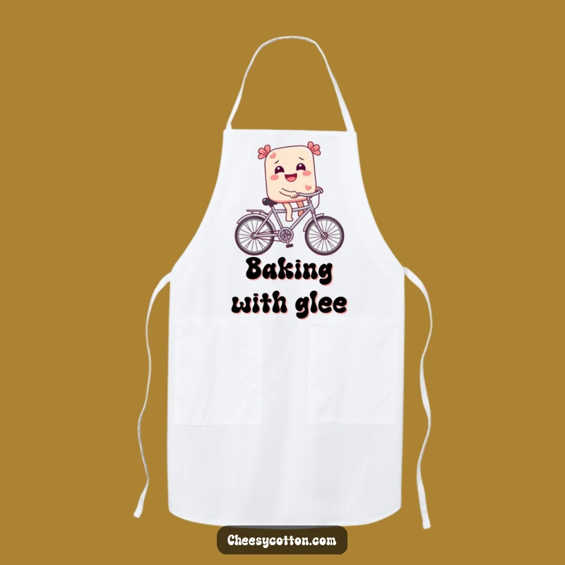 Funny Candy Bike Apron: Cook with Sweetness and Whimsical Fun