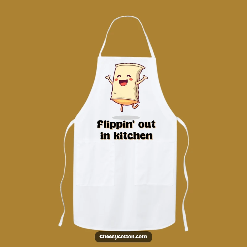 Funny Chip Cartwheel Apron: Cook Up Laughs in the Kitchen with Style