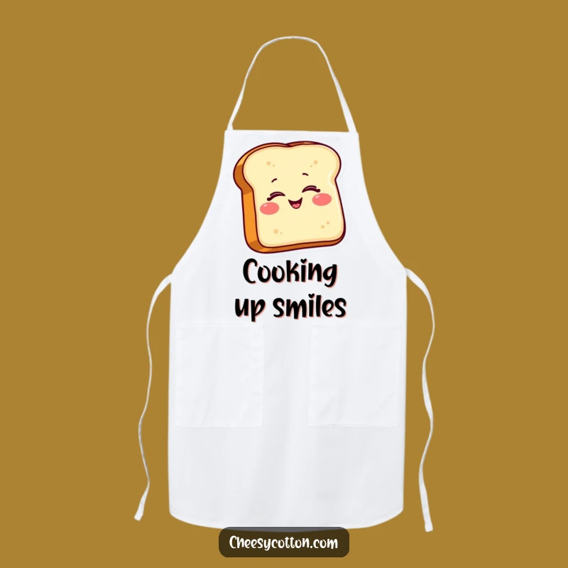 Funny Toast Apron: Cook with a Smile and a Wink, a Great Kitchen Gift!
