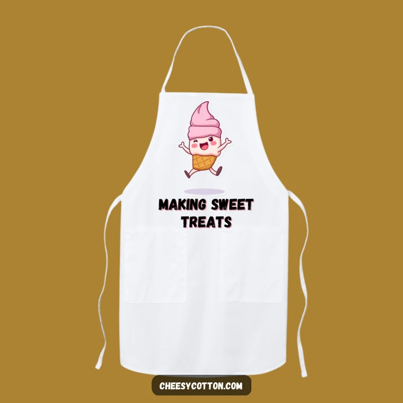 Funny Ice Cream Cartwheel Apron: Cook with Sweet Style!