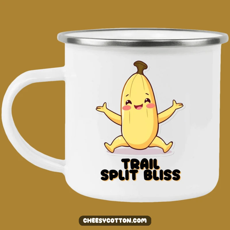 Funny Banana Split Camping Mug - Playful Adventures Gift!