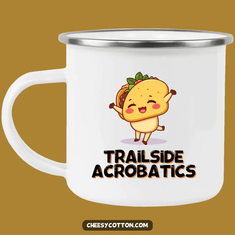 Funny Kawaii Taco Campfire Mug: Adventure and Humor Gift
