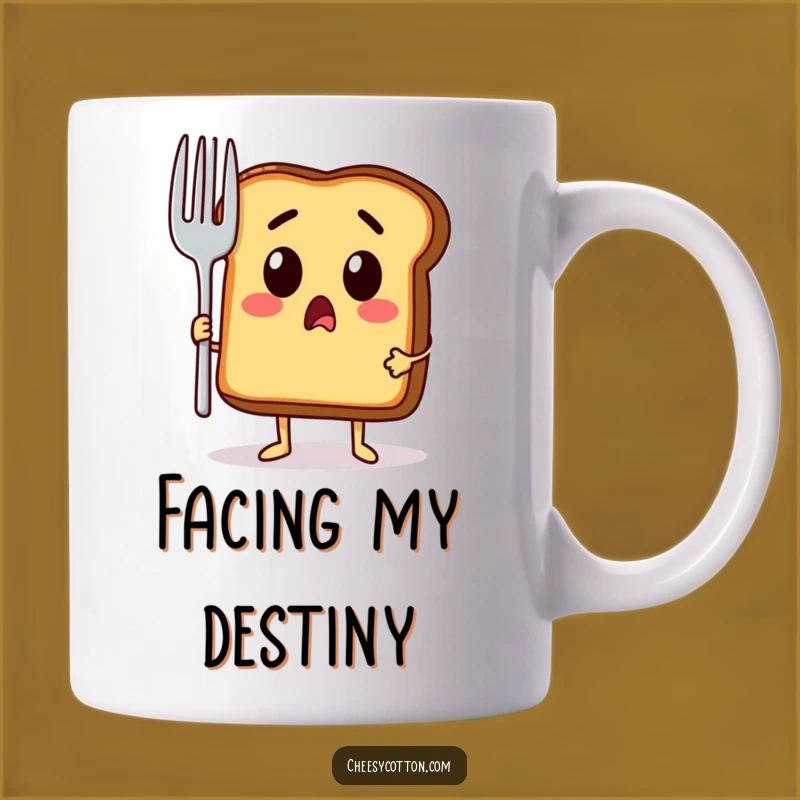 Funny Toast Surprise Mug: Hilarious Breakfast Character Gift for Food Lovers
