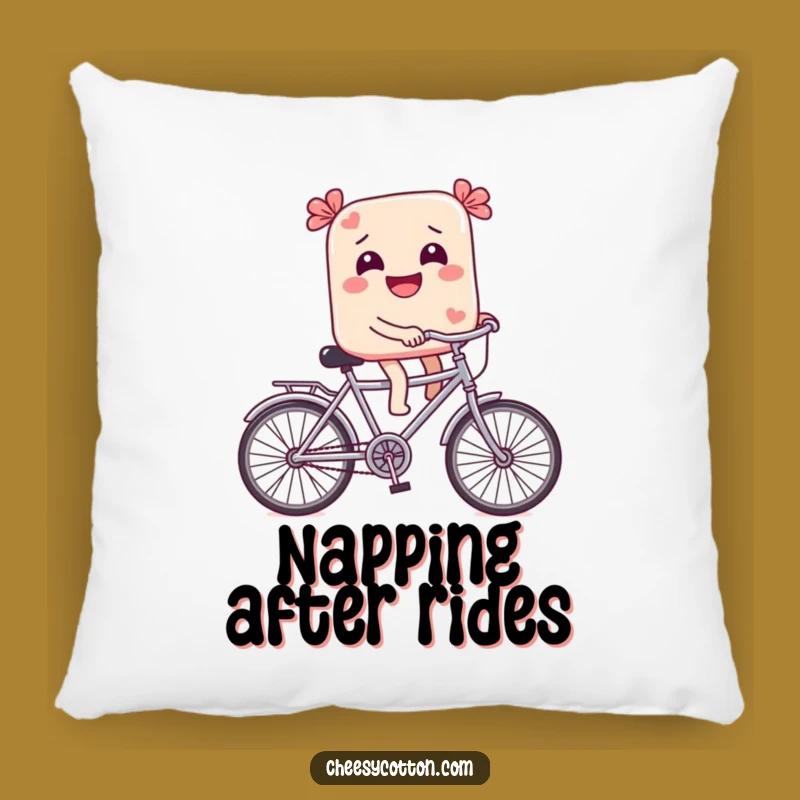 Cozy Funny Candy Bike Pillow: Snuggle Up with Sweet Whimsy