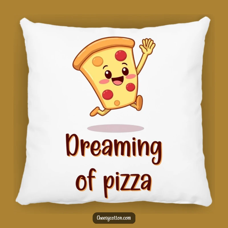 Funny Pizza High Five Pillow: Cozy Comfort with a Cheesy Twist!