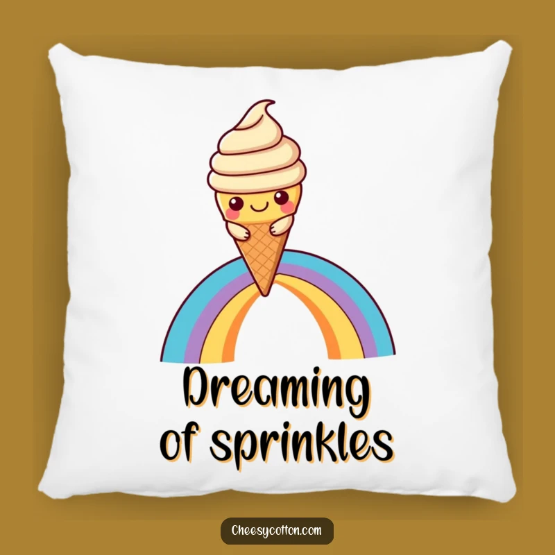Funny Kawaii Ice Cream Pillow: Dreamy Comfort, Adorable Funny Gift For Sweet Dreams