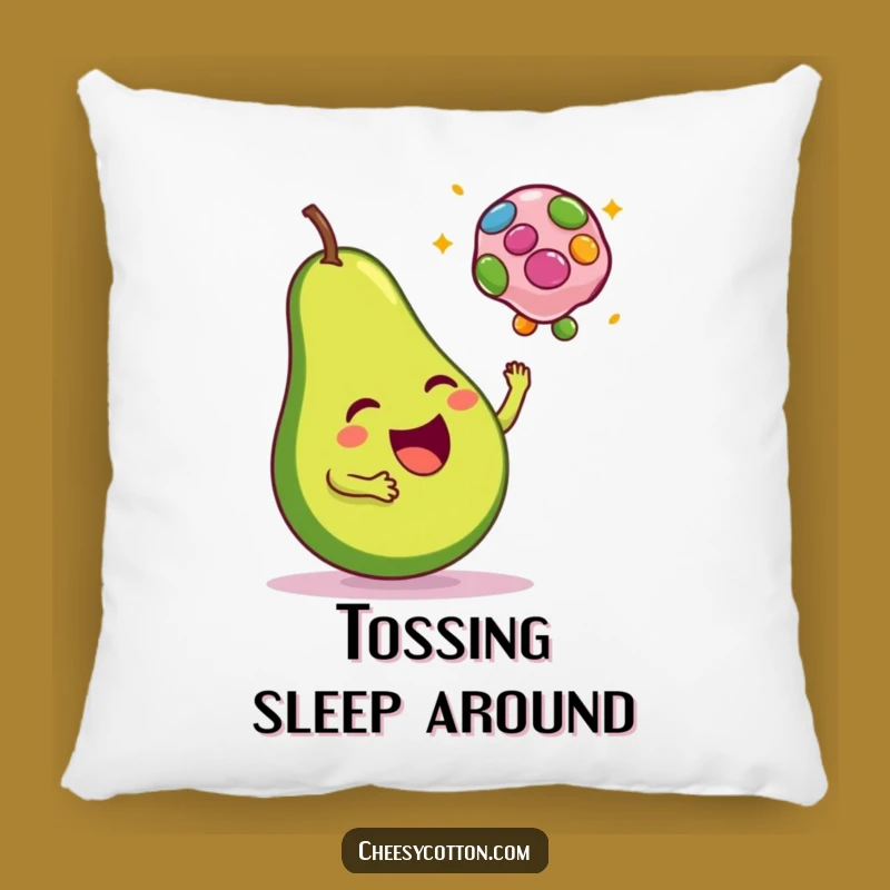 Funny Avocado Bean Bag Pillow - Cuddle Up with a Happy Fruit!