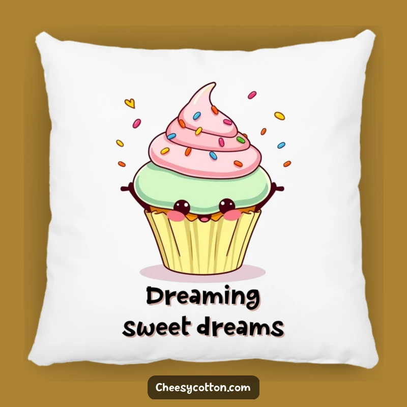 Funny Cupcake Pillow: Cozy and Hilarious Dessert Decor for Sweet Comfort