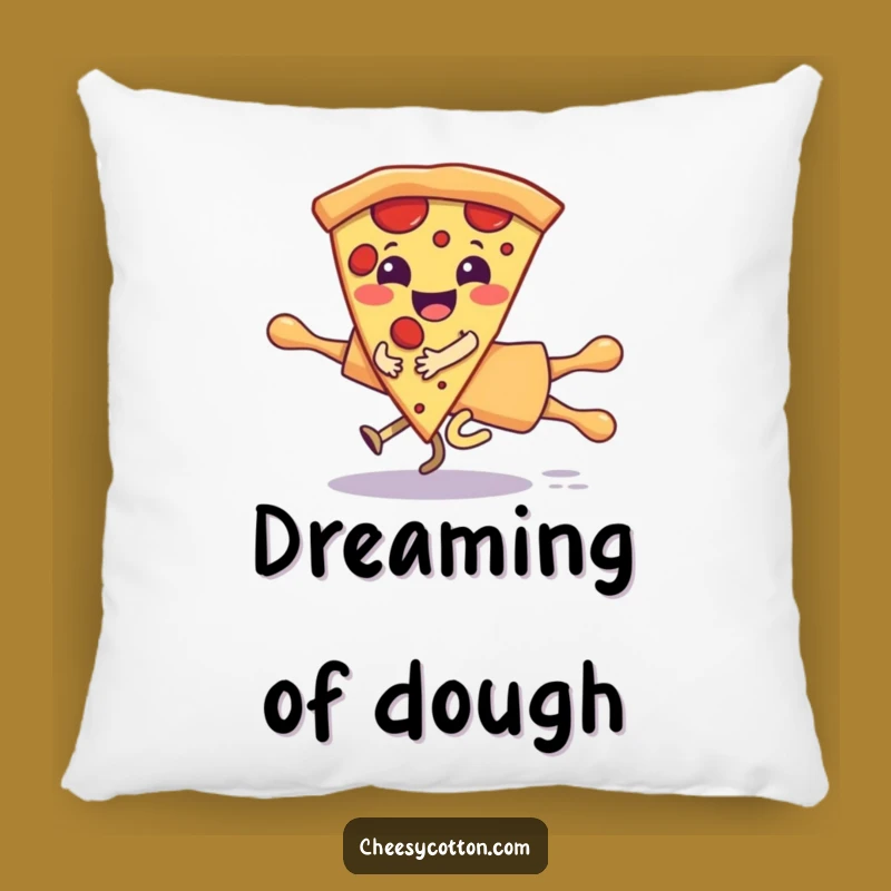 Funny Pizza Ride Pillow: Soft Character Cushion, Comfy Humorous Gift