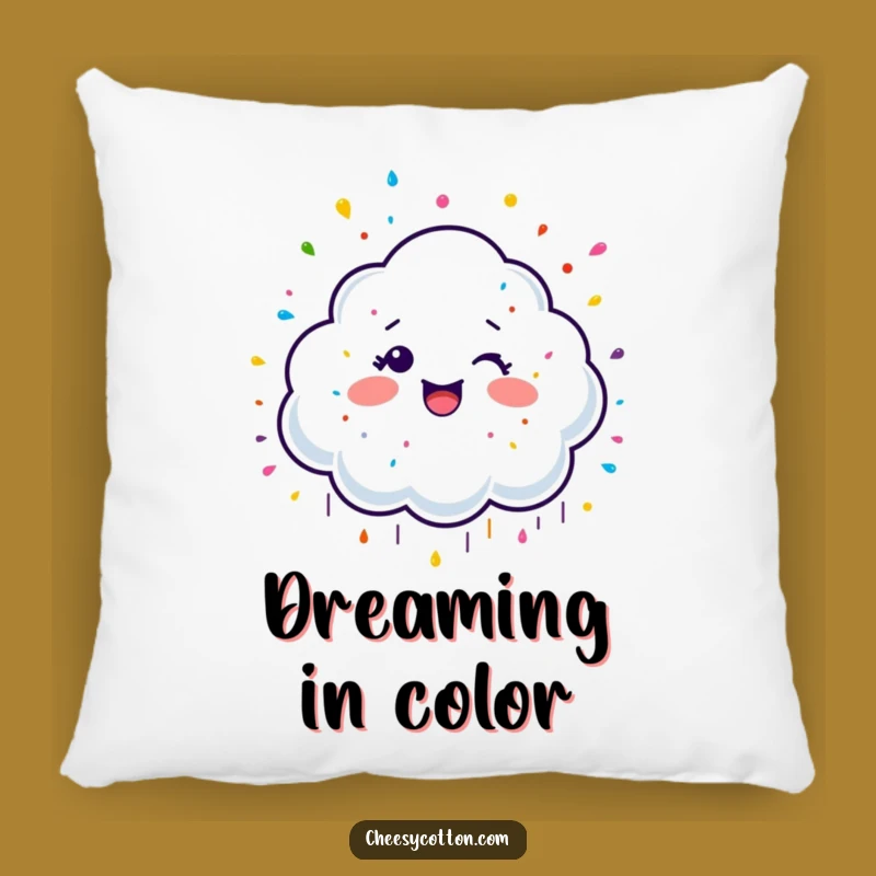 Giggling Cloud Sprinkle Pillow: Cozy Sweetness, an Adorable Funny Gift!