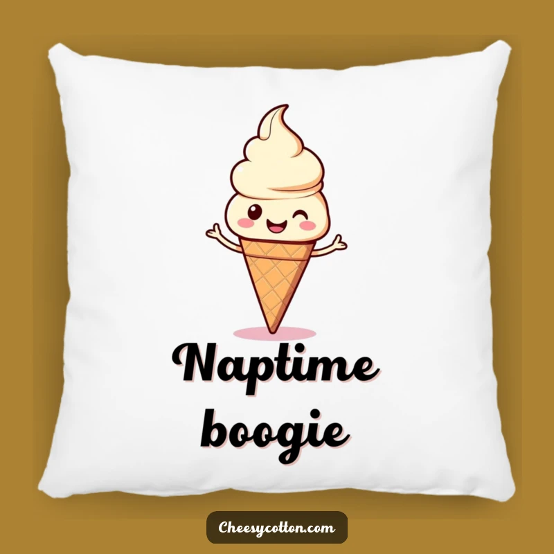 Funny Kawaii Ice Cream Dance Pillow Cozy Comfort With A Sweet Twist