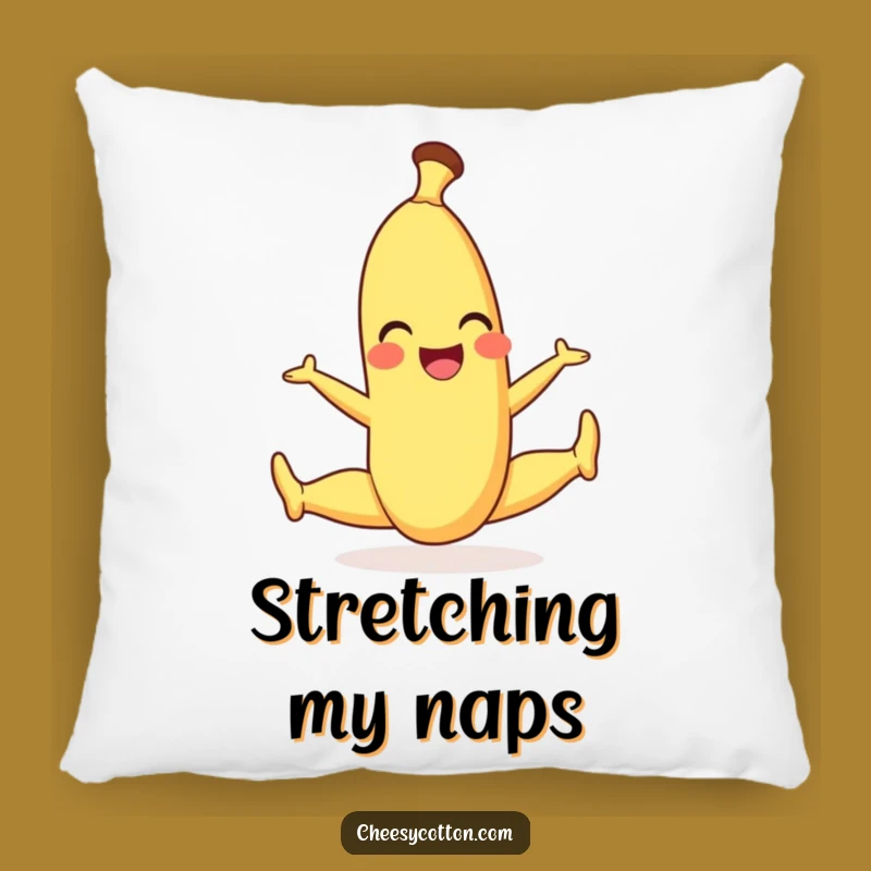 Funny Banana Split Pillow - Cozy Comfort with Playful Flair