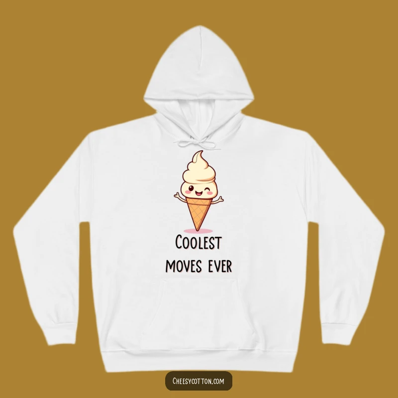 Funny Kawaii Ice Cream Dance Hoodie Cozy Comfort For Happy Souls