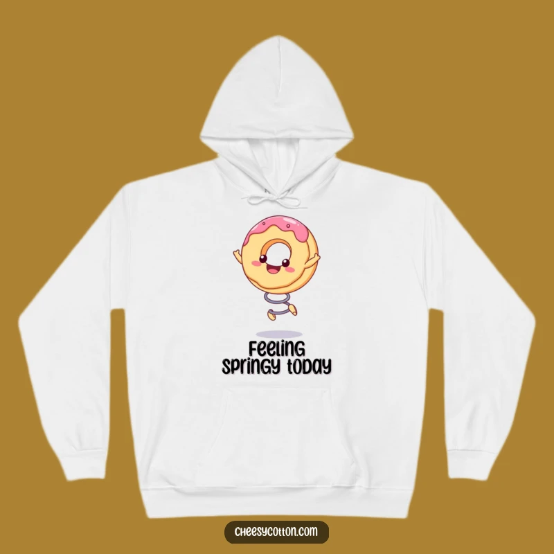 Funny Kawaii Donut Spring Hoodie: Cozy Comfort and Cheerful Vibes