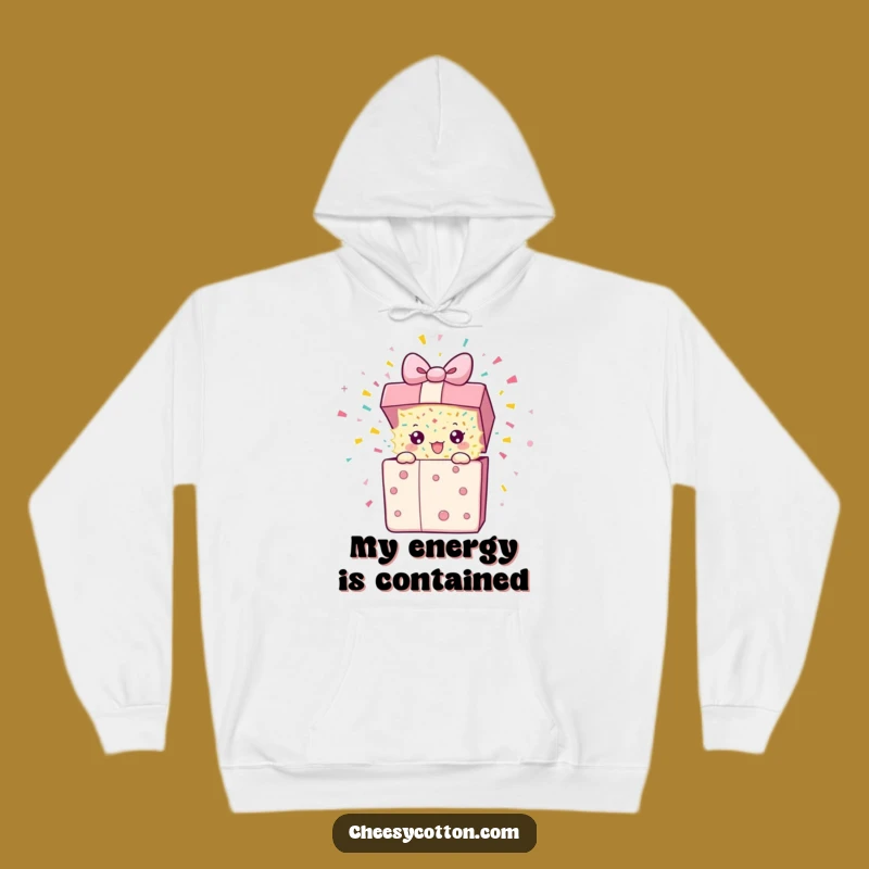 Cozy Funny Present Blast Hoodie: Warmth Meets Hilarious Celebration, Perfect Gift