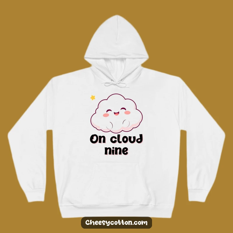 Funny Kawaii Cloud Hoodie: Cozy Up With Giggles, Ultimate Funny Gift For Comfort Seekers