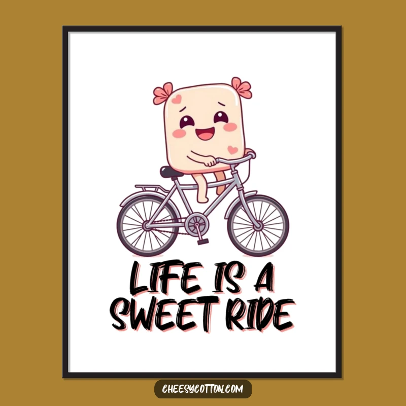 Free Printable Wall Art: Giggling Candy Ride - Quirky DIY Downloadable Decor