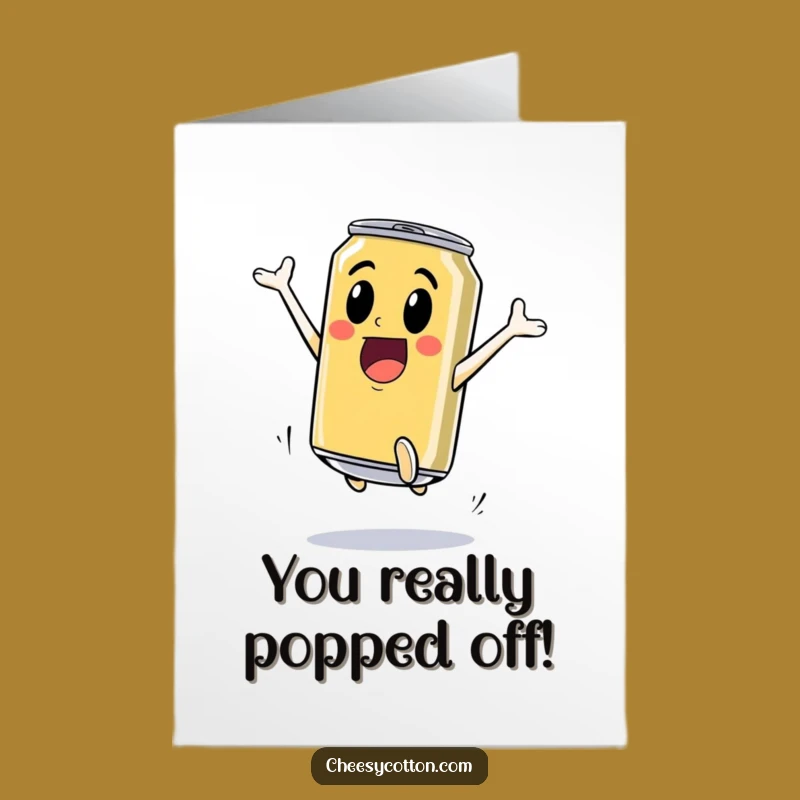 Free Printable Congrats Card: High-Flying Soda Can - Awesome DIY Downloadable Gift