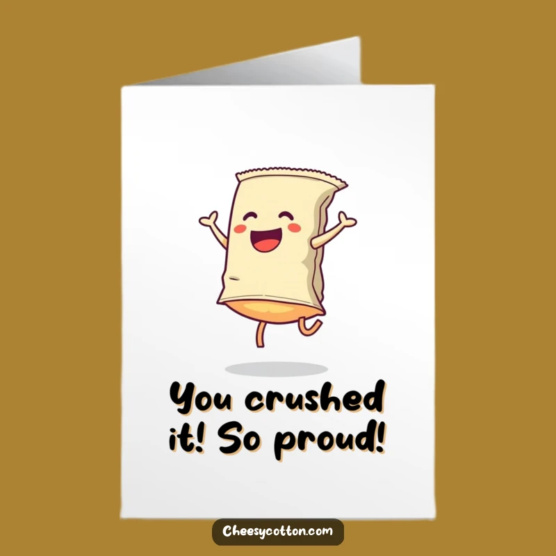 Free Printable Congrats Card: Hilarious Chip Cartwheel - Awesome DIY Downloadable Gift