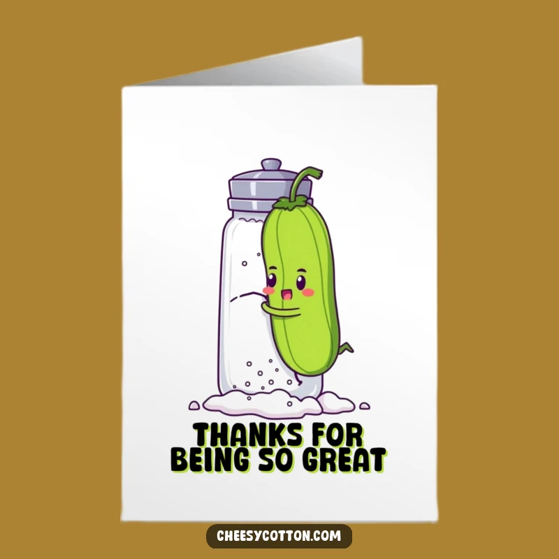 Free Printable Thank You Card: Pickle's Climb, Funny Downloadable Gratitude!