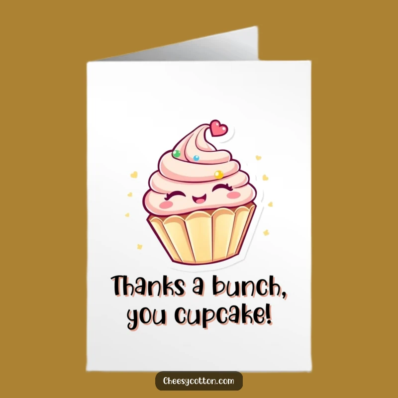 Free Printable Thank You Cupcake Card: Adorable Downloadable for Gratitude and Giggles