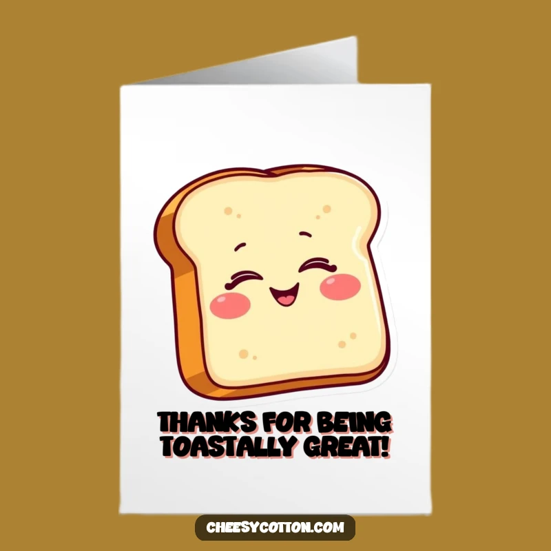 Free Printable Thank You Card: Winking Toast for a Grateful Greeting