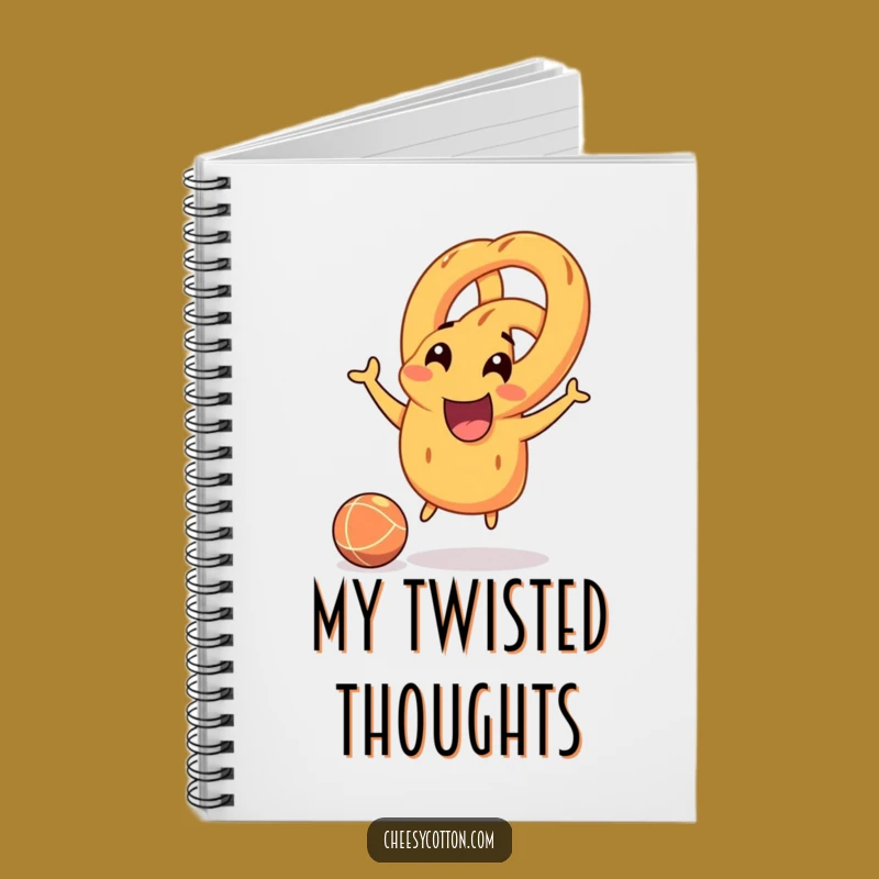 Funny Pretzel Journal: Joyful Bounce Notes