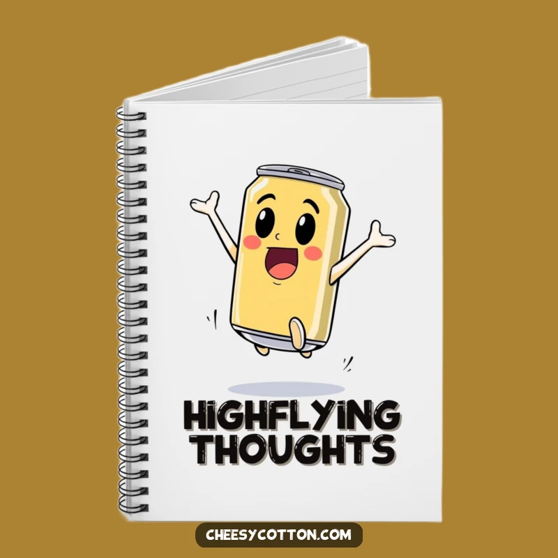 Funny Soda Jump Notebook: Jot Down Energetic Ideas with Flair