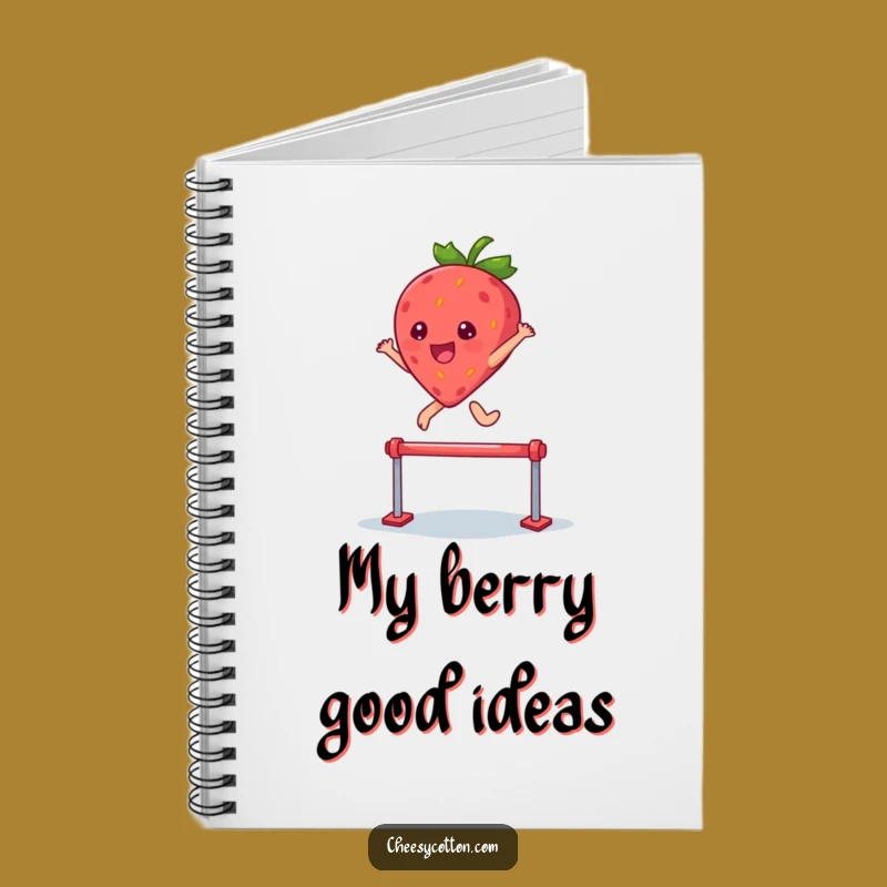 Funny Strawberry Notebook: Kawaii Goals, Perfect for Notes & Funny Gifts