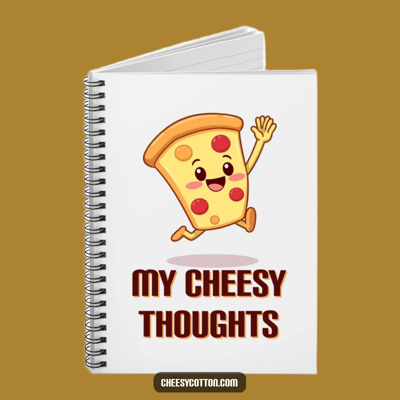 Funny Pizza High Five Notebook: Jot Down Your Best Ideas!
