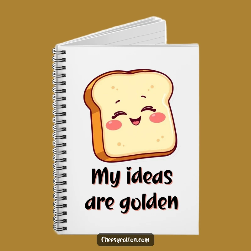Funny Toast Notebook: Jot Down Ideas with a Wink, a Cheerful Gift!