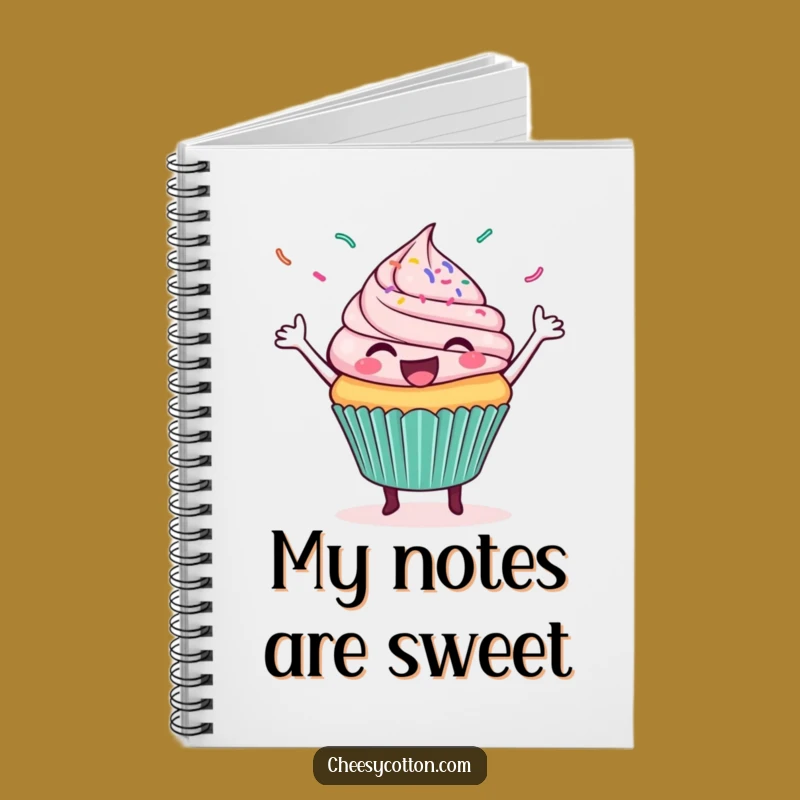 Funny Cupcake Dance Notebook: Celebration Journal, Sprinkle Pages
