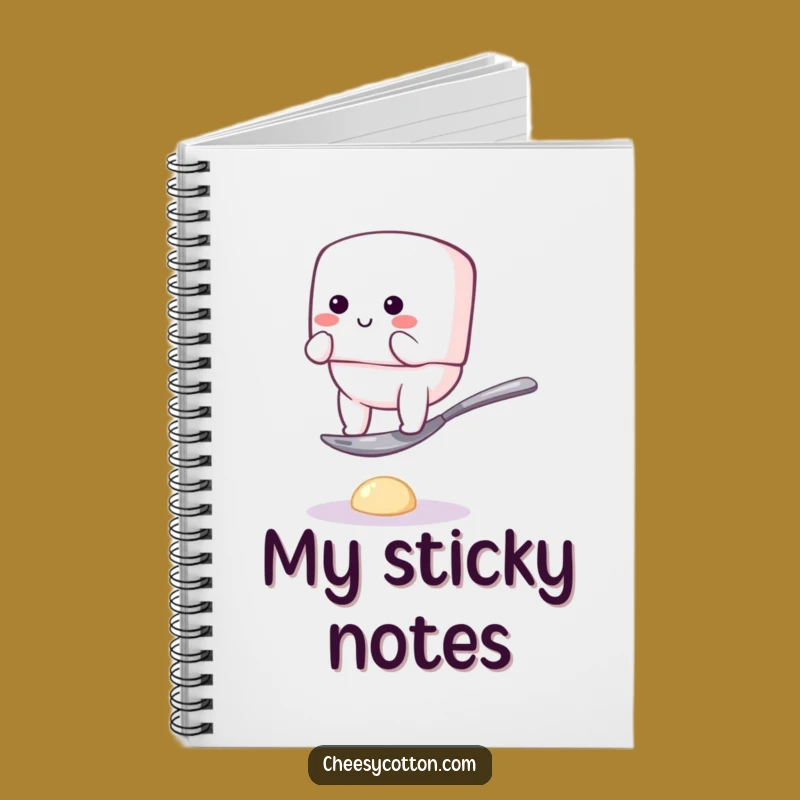 Funny Marshmallow Balance Notebook: Jot Down Laughs with This Character Journal
