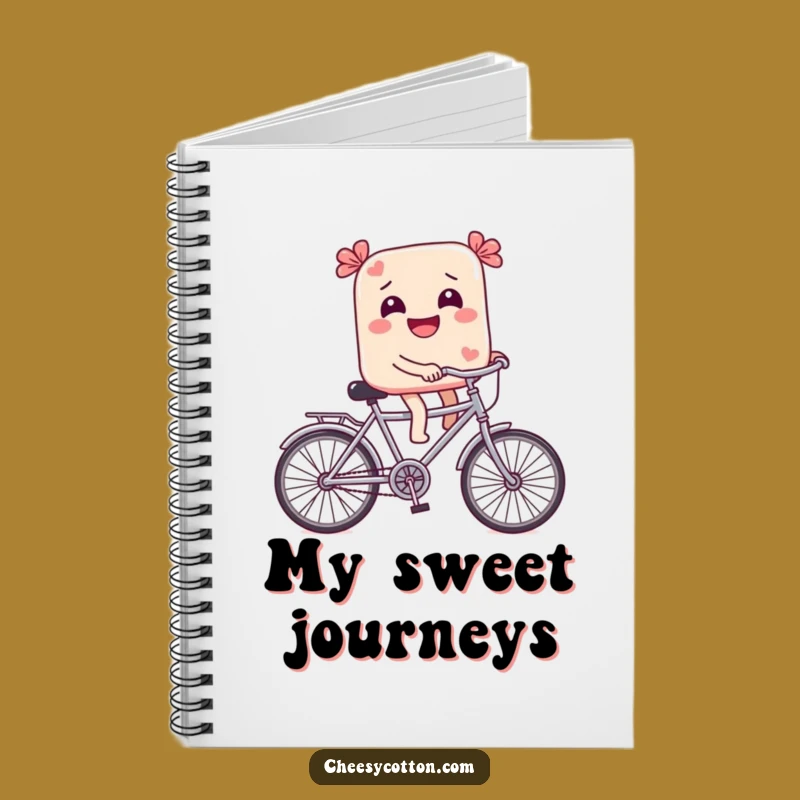 Funny Candy Bike Notebook: Jot Down Sweet Ideas with Whimsy