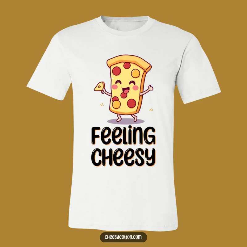 Funny Pizza Dance T-Shirt: Kawaii Slice Cheesy Grooves Tee, Hilarious Food Gift