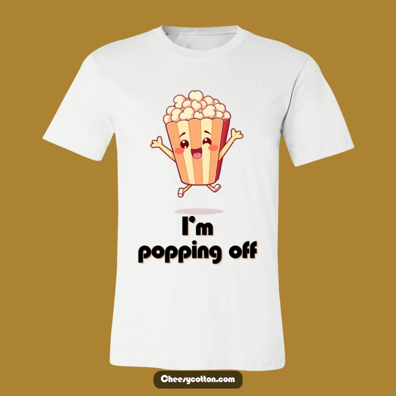 Funny Popcorn Leap Shirt - Wear Your Excitement with Joy