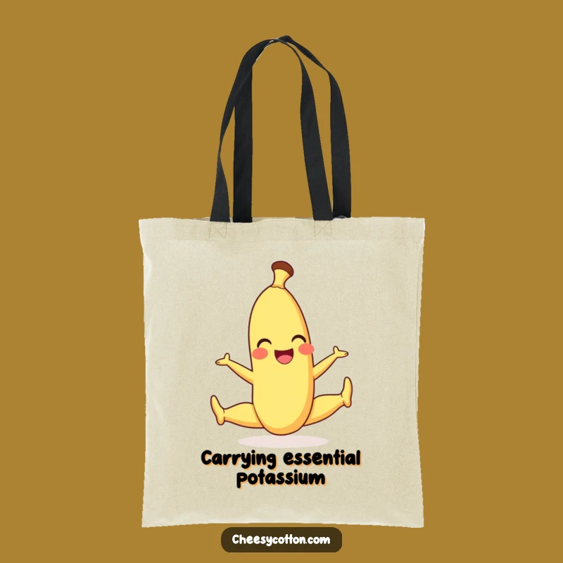 Funny Banana Split Tote Bag - Carry Your Fun and Flexibility