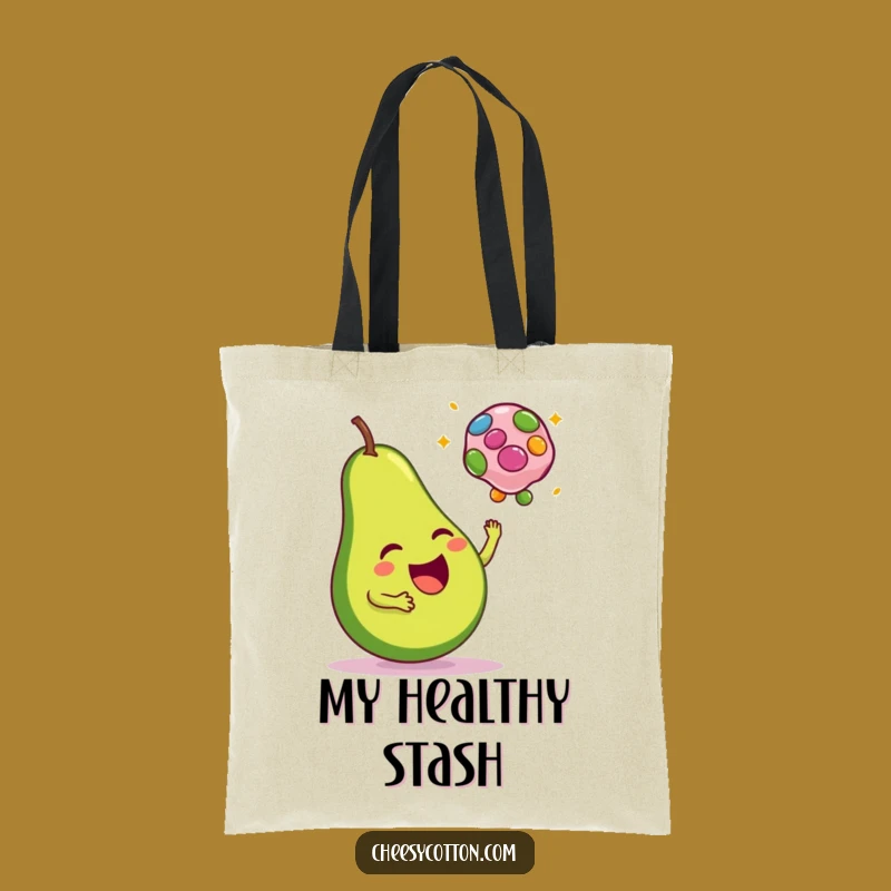 Funny Avocado Bean Bag Tote Bag - Carry Your Essentials with Joy!