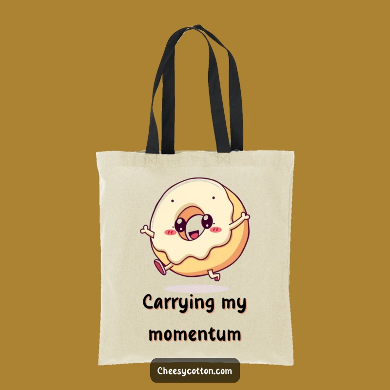 Funny Kawaii Doughnut Cartwheel Tote Bag Carry Your Essentials With Style
