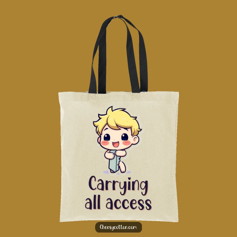Funny Key Tote Bag: Carry Your Essentials and Your Laughs in Style