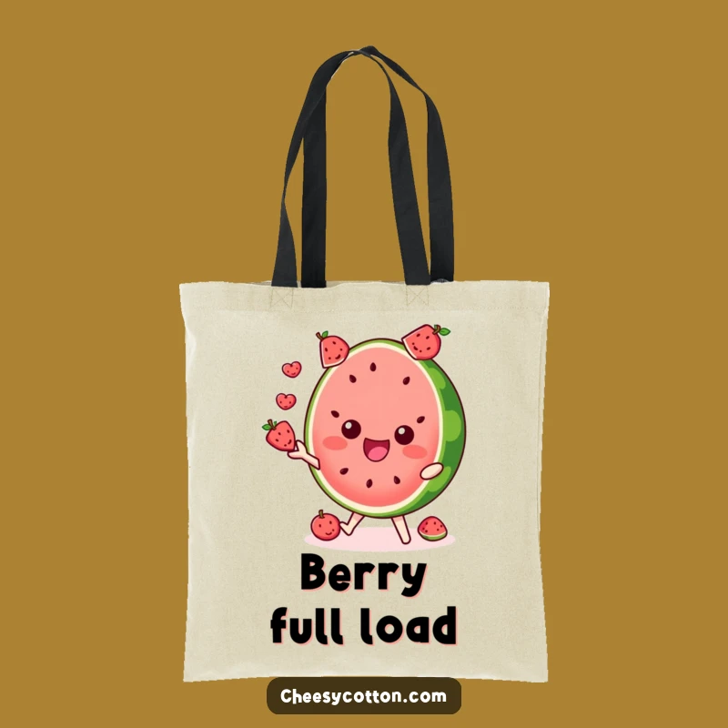Funny Watermelon Juggling Tote Bag - Carry Your Fun Gift!